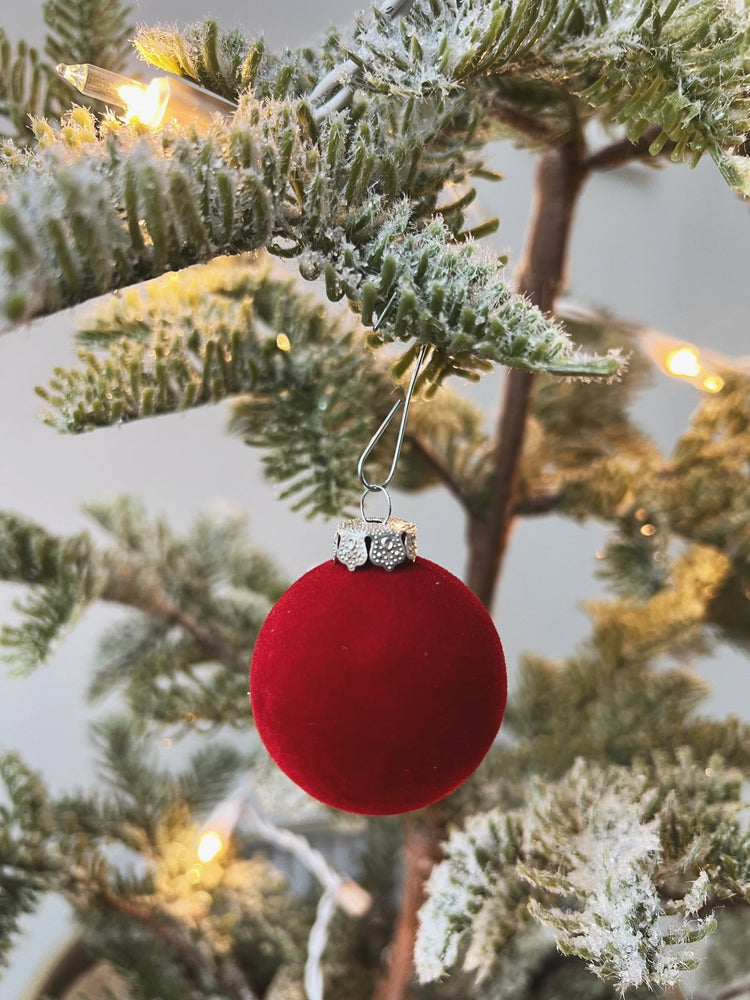 Velvet Ball Ornament - Spring Sweet