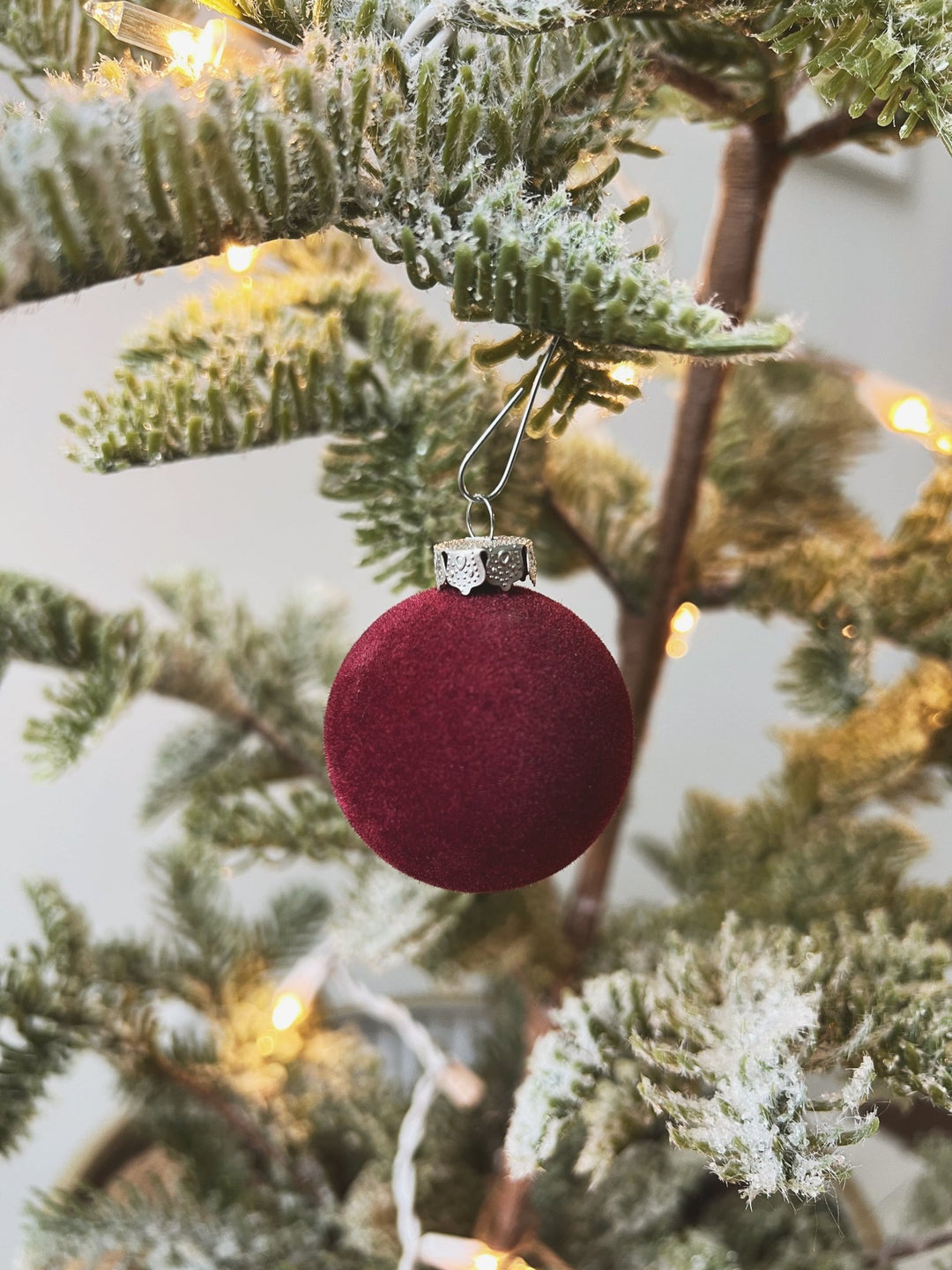 Velvet Ball Ornament - Spring Sweet