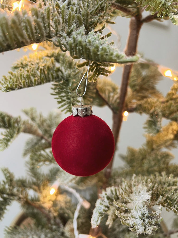 Velvet Ball Ornament - Spring Sweet