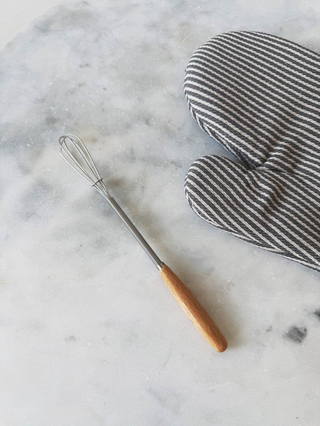Vintage Mini Whisk w/ Wood Handle - Spring Sweet