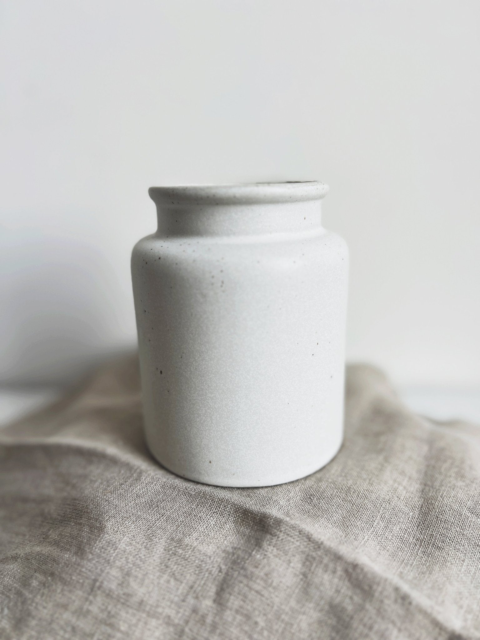 Vintage Reproduction Mustard Crock - Spring Sweet