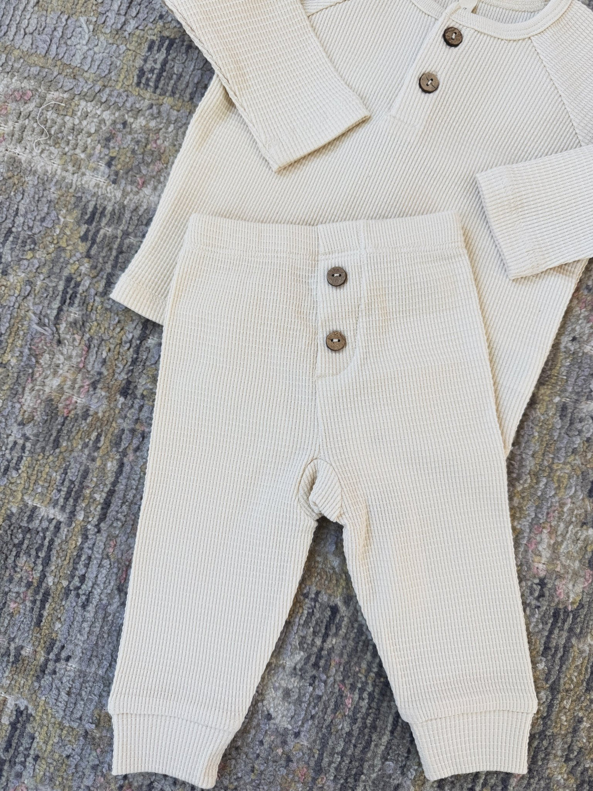 Waffle Legging - Spring Sweet