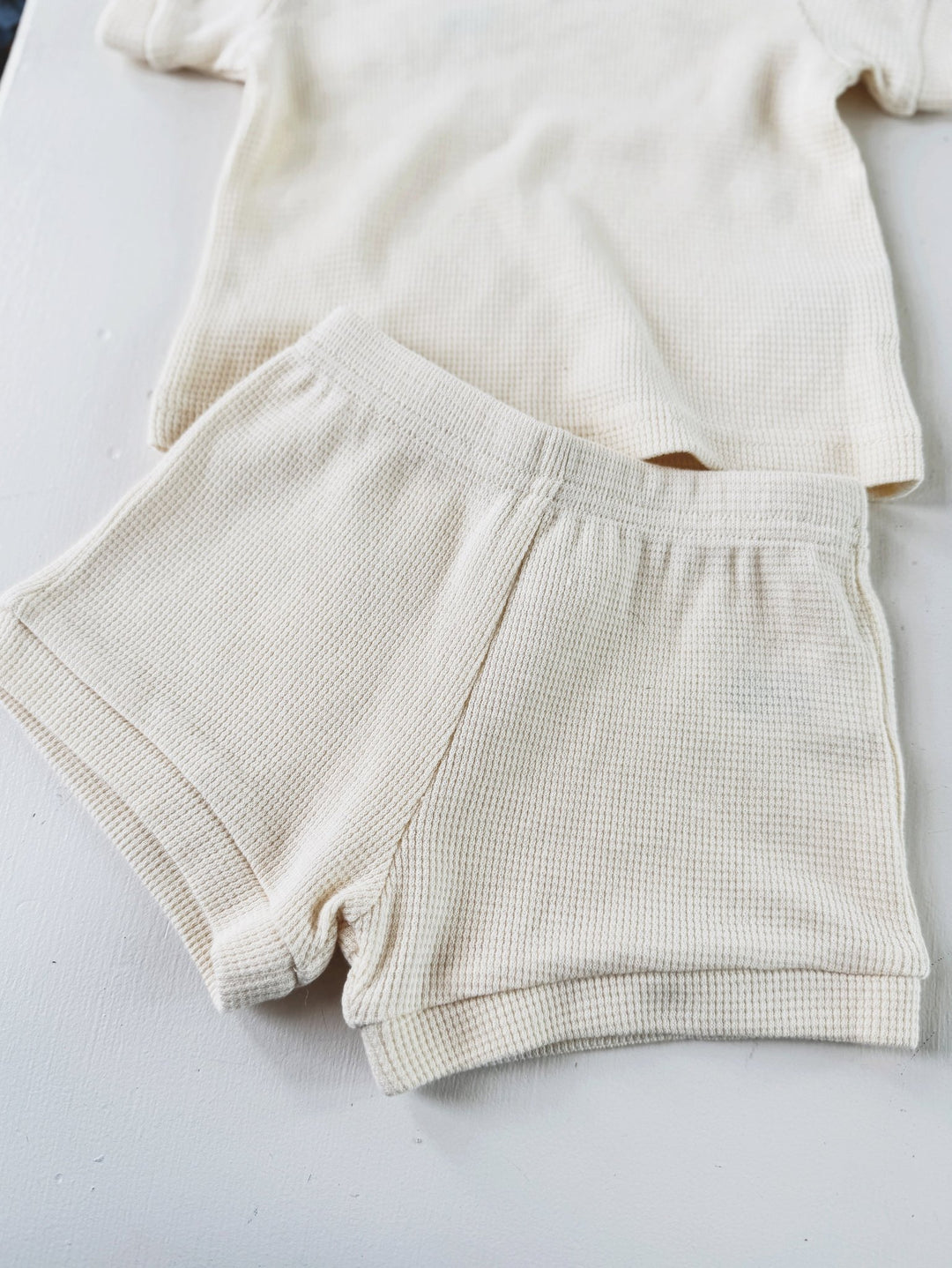 Waffle Shorts - Spring Sweet