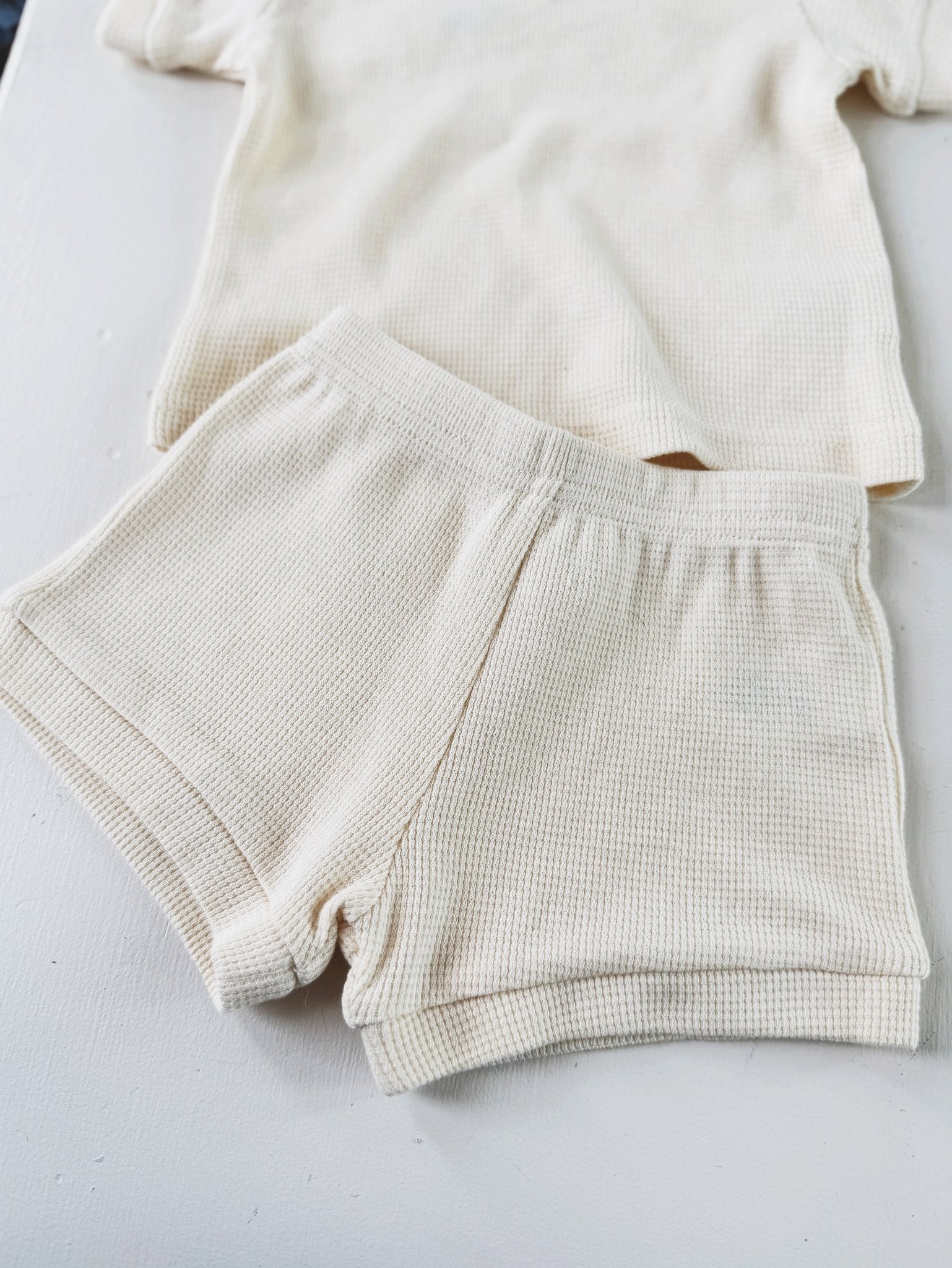 Waffle Shorts - Spring Sweet