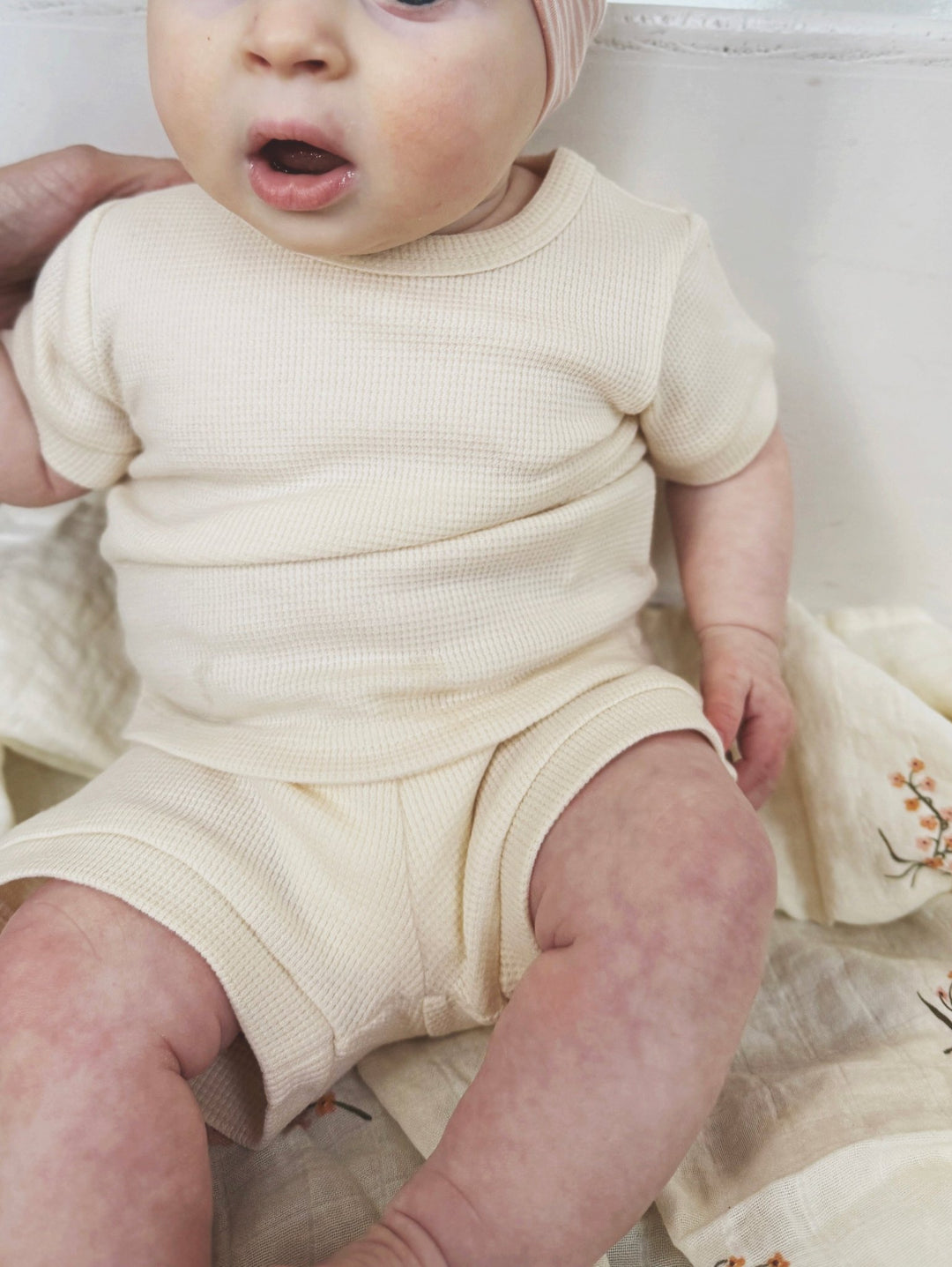 Waffle Shorts - Spring Sweet