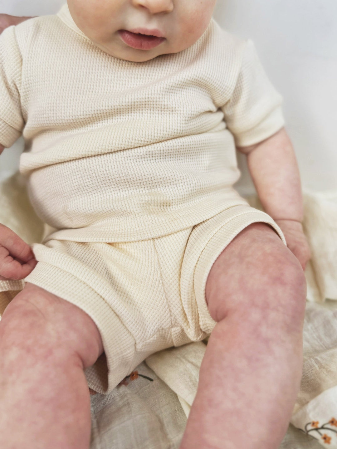 Waffle Shorts - Spring Sweet