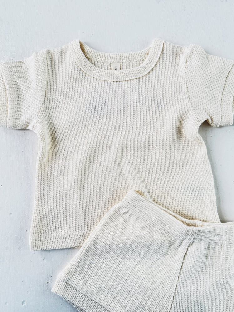 Waffle Tee - Spring Sweet