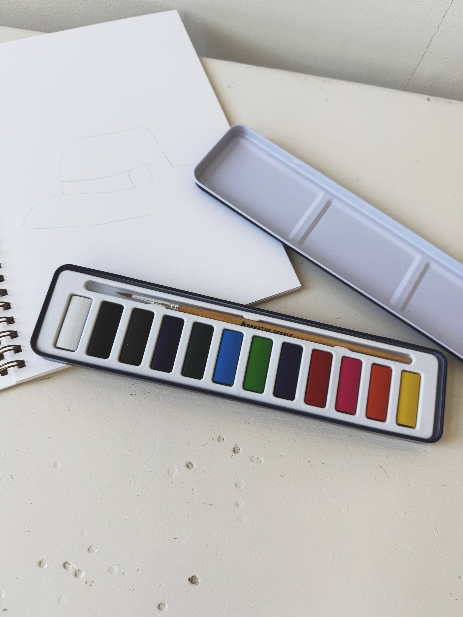 Watercolor Paint Palette Set - Spring Sweet