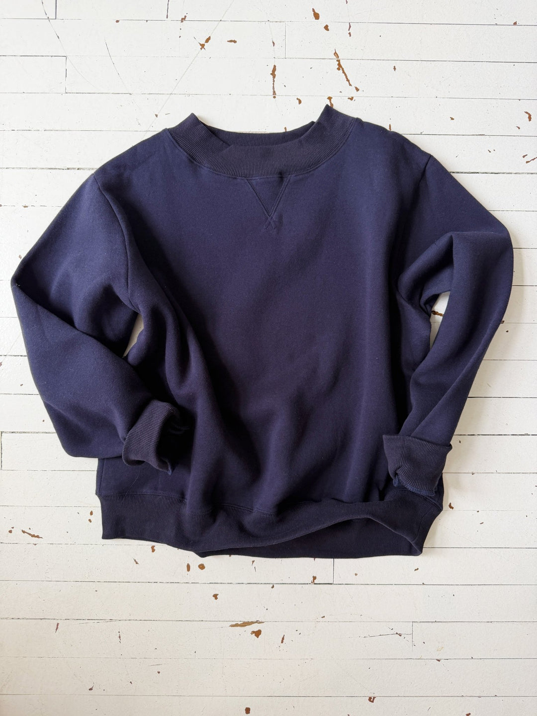 Wide Neck Fleece Sweatshirt - Spring Sweet