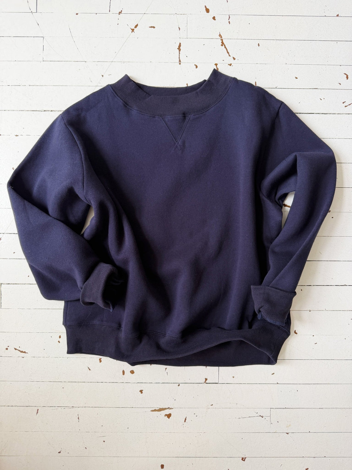 Wide Neck Fleece Sweatshirt - Spring Sweet