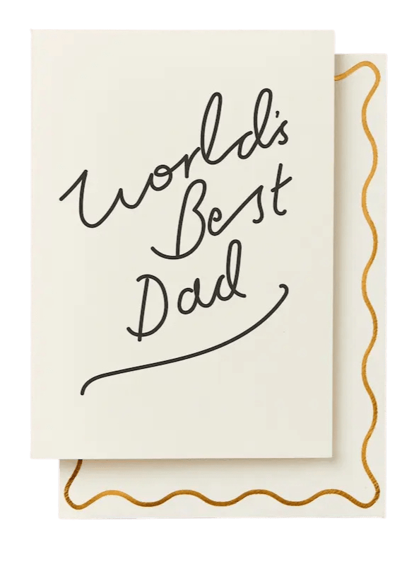 World's best Dad Card - Spring Sweet
