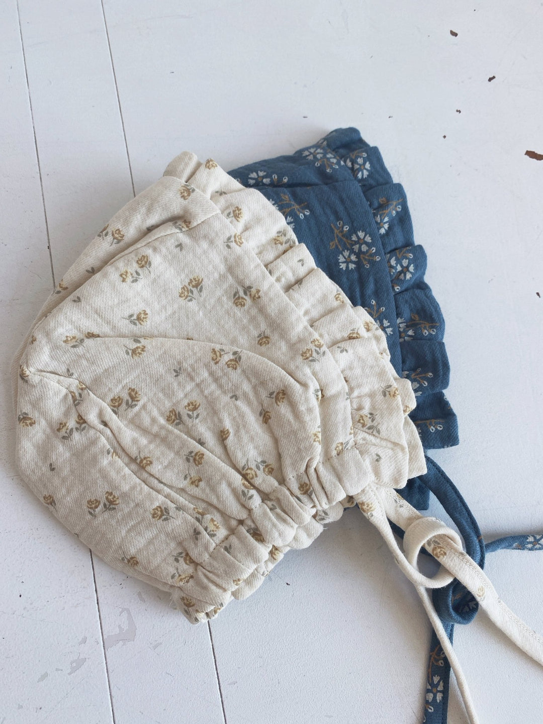 Woven Ruffle Bonnet - Spring Sweet
