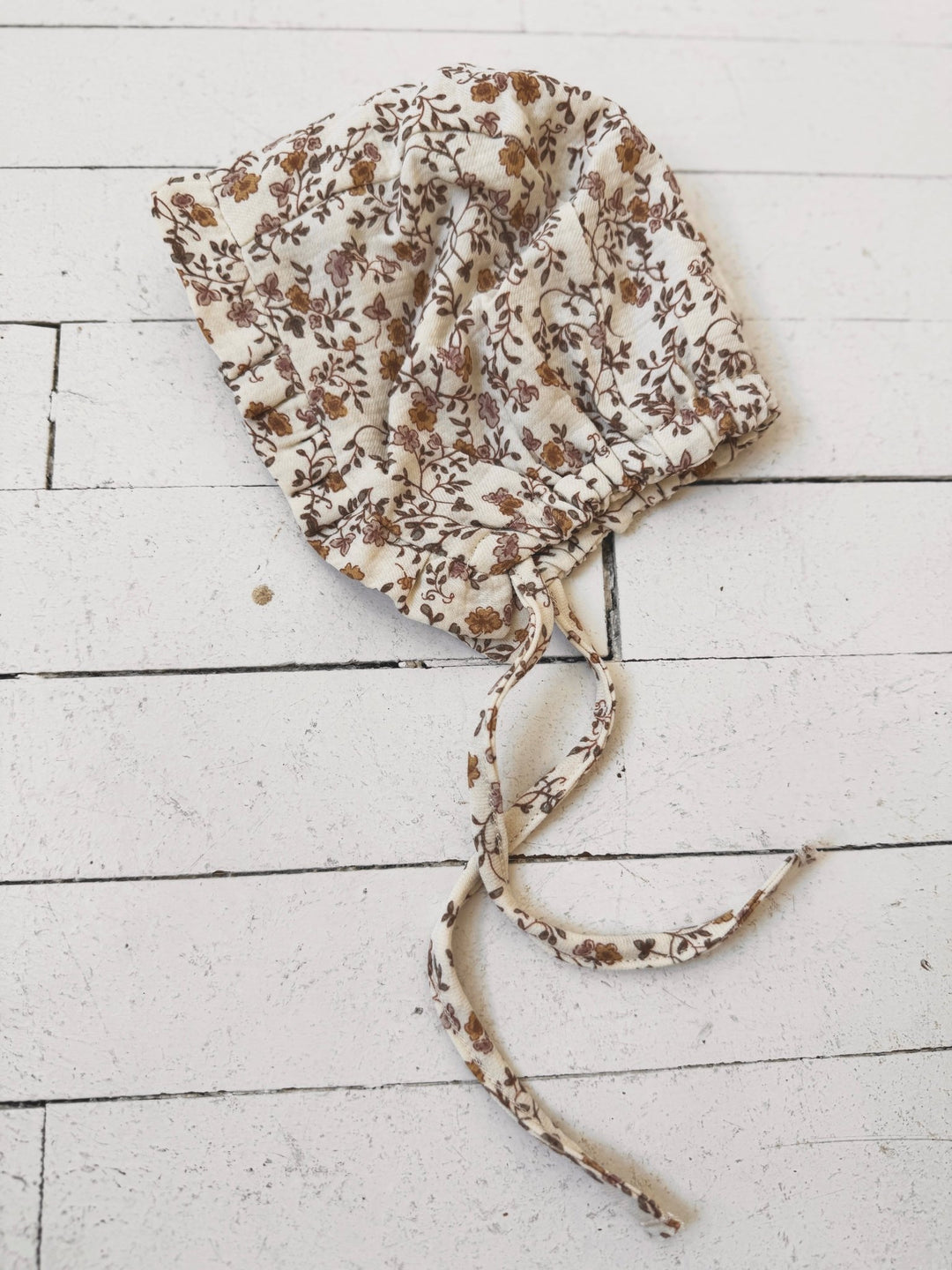 Woven Ruffle Bonnet - Spring Sweet