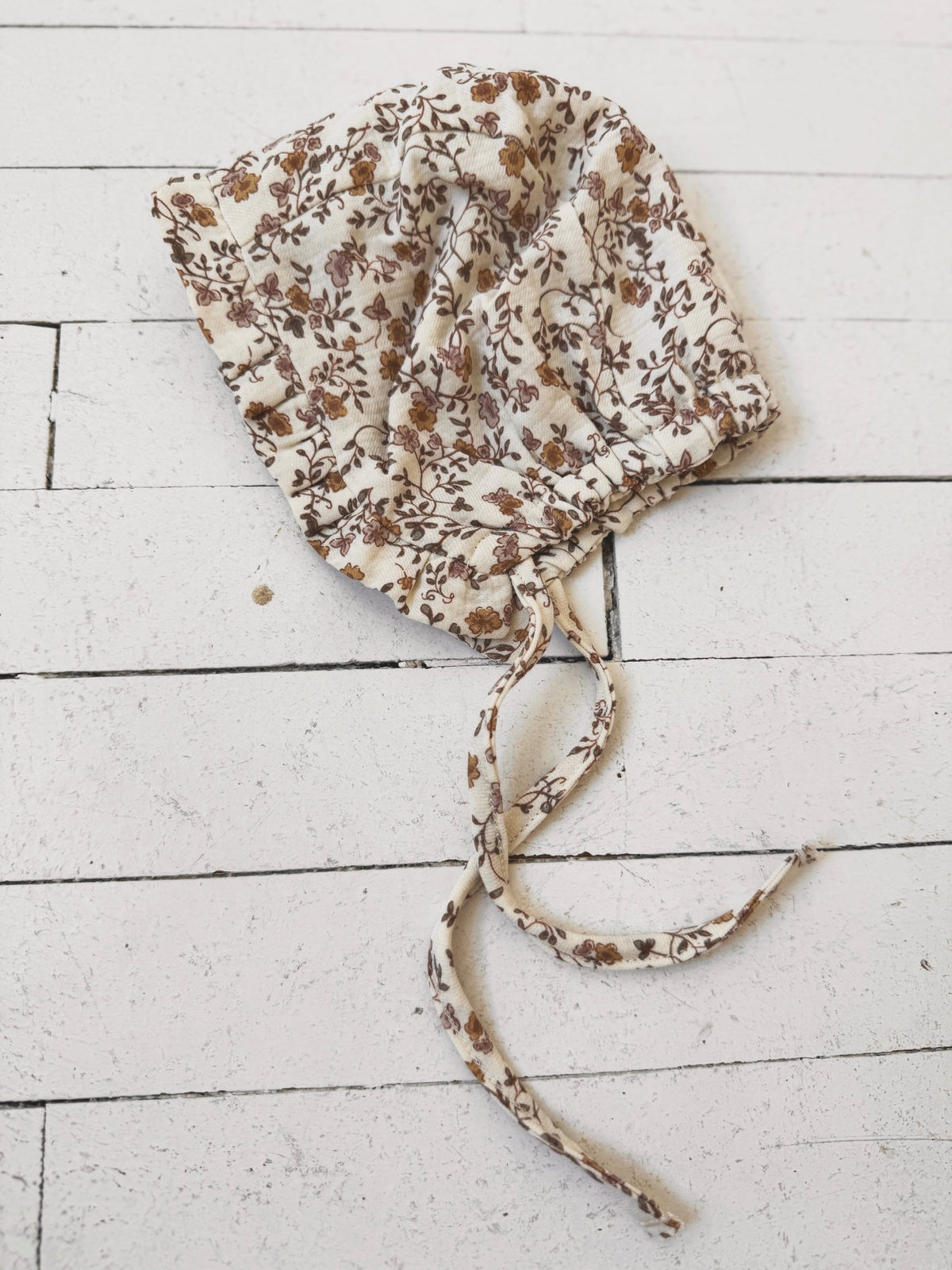 Woven Ruffle Bonnet - Spring Sweet