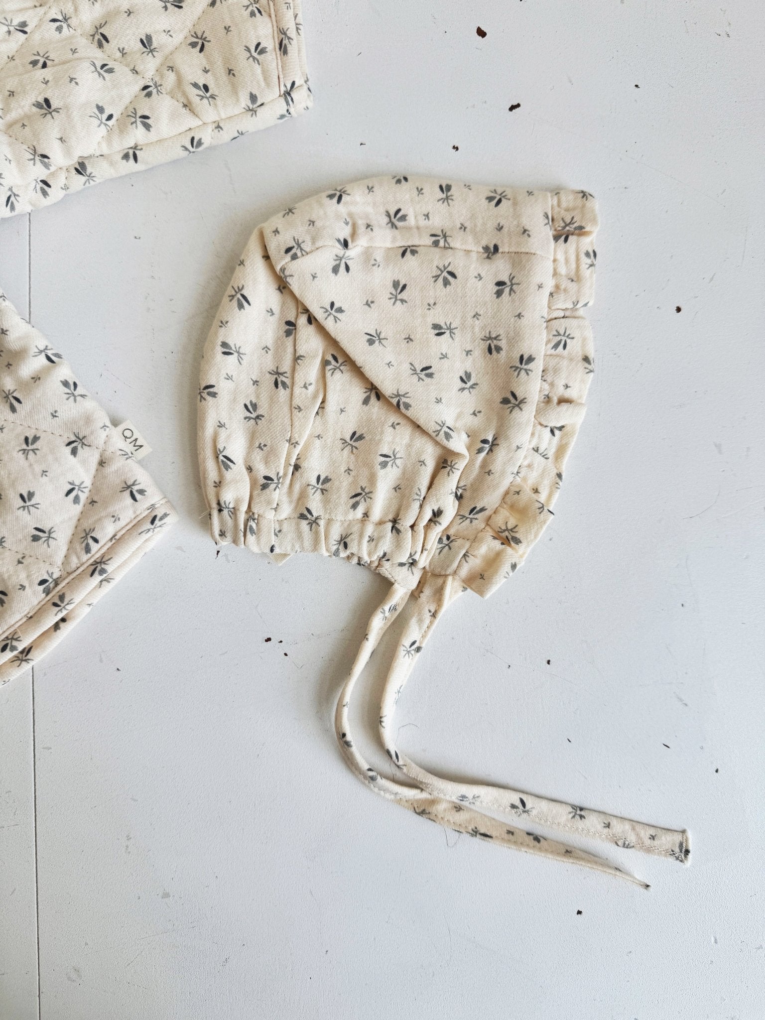 Woven Ruffle Bonnet - Spring Sweet