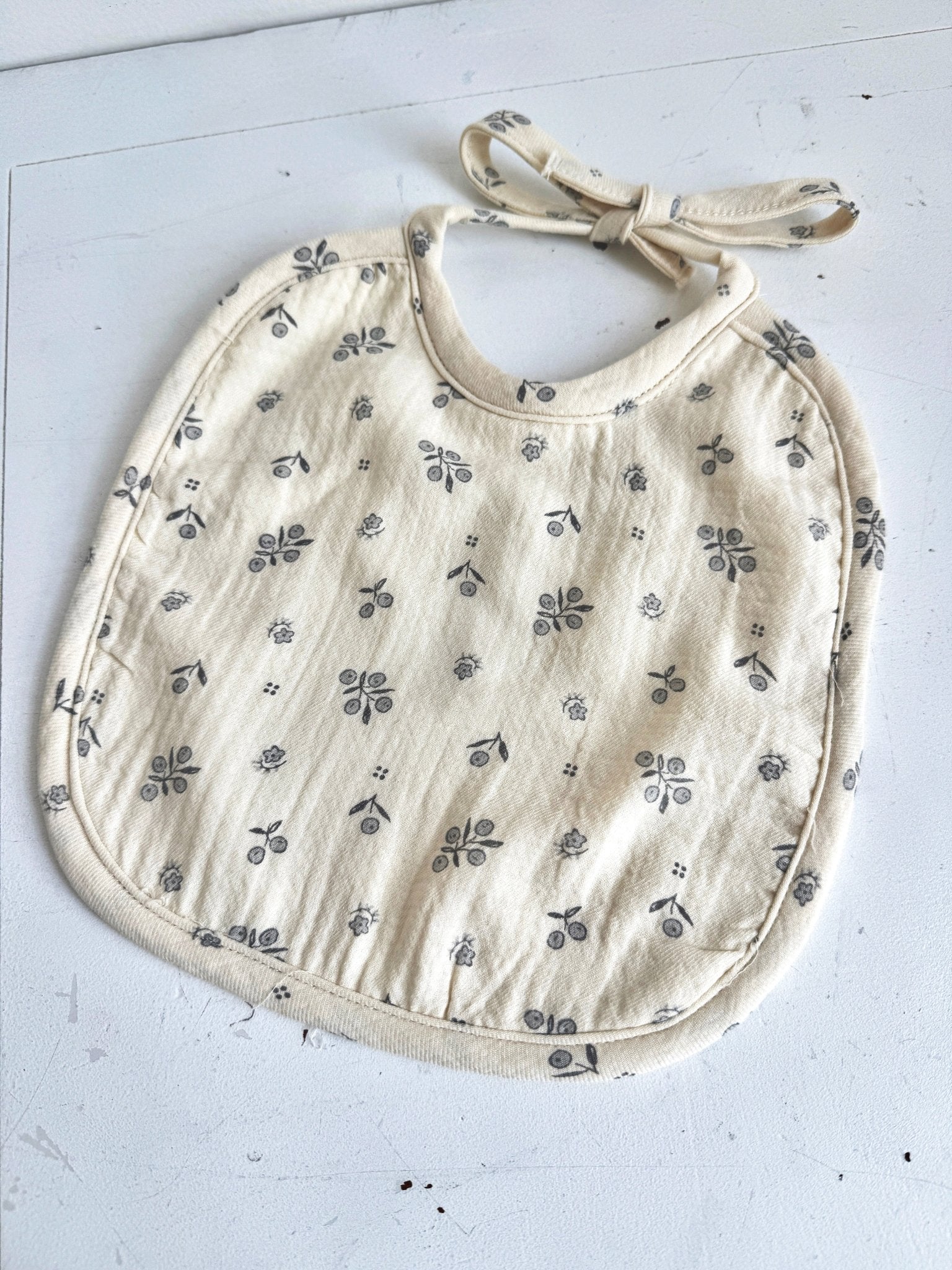 Woven Tie Bib - Spring Sweet