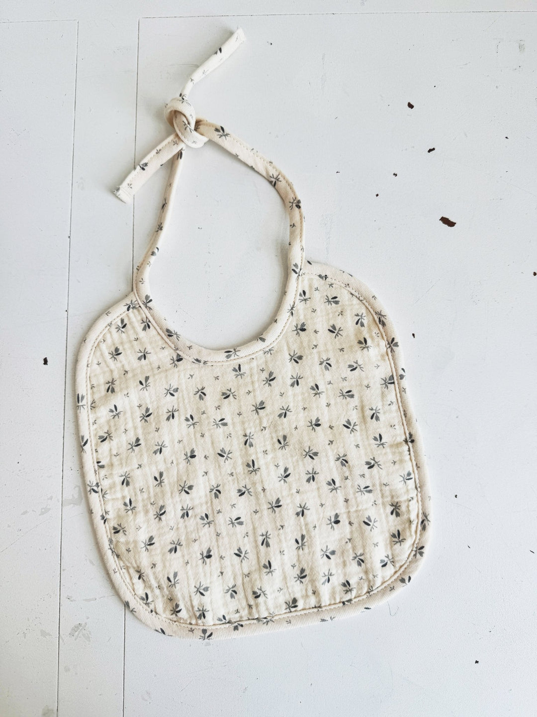 Woven Tie Bib - Spring Sweet