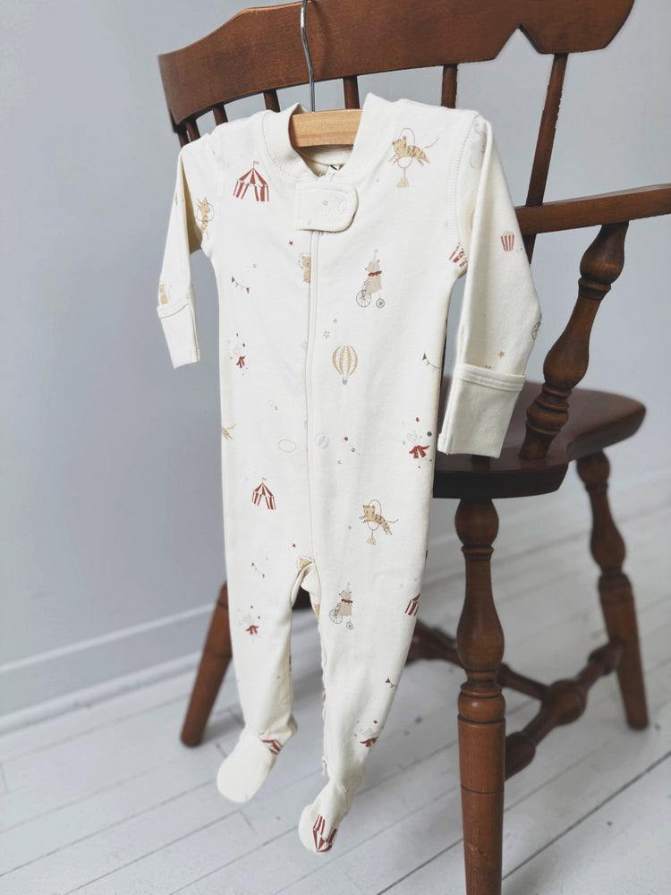 Zip Long Sleeve Sleeper Footie - Spring Sweet