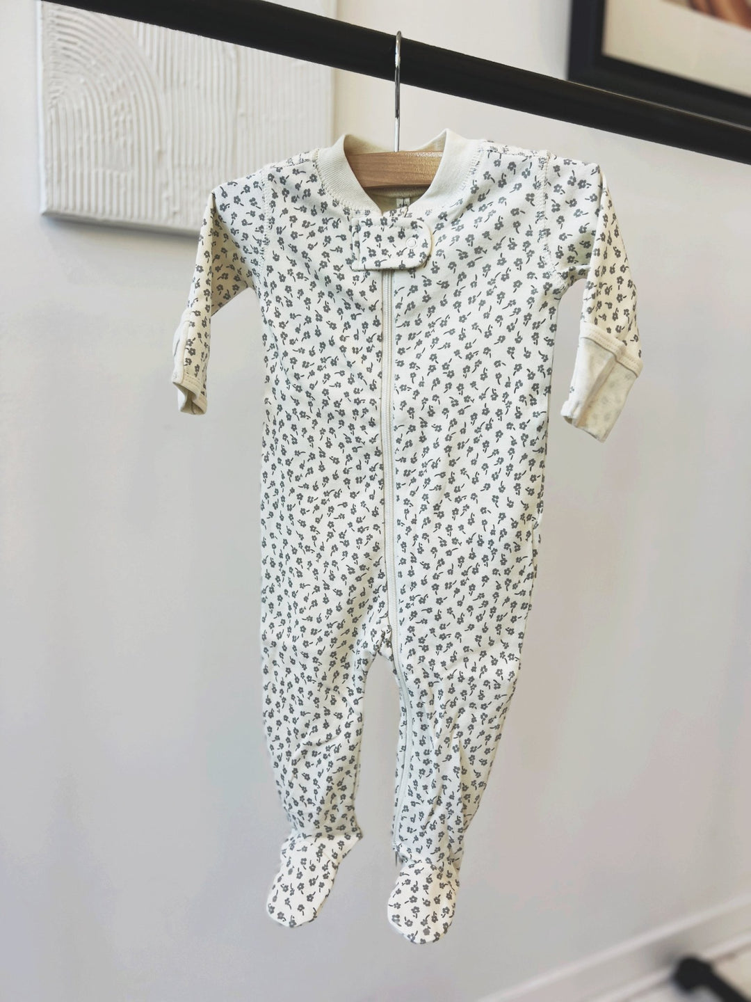 Zip Long Sleeve Sleeper Footie - Spring Sweet