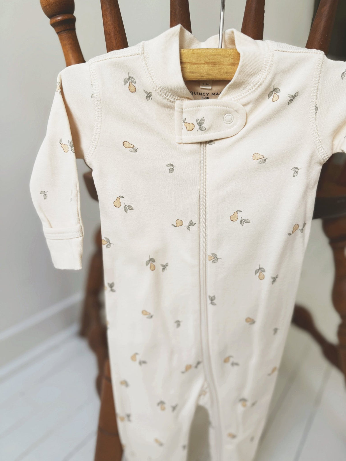 Zip Long Sleeve Sleeper Footie - Spring Sweet