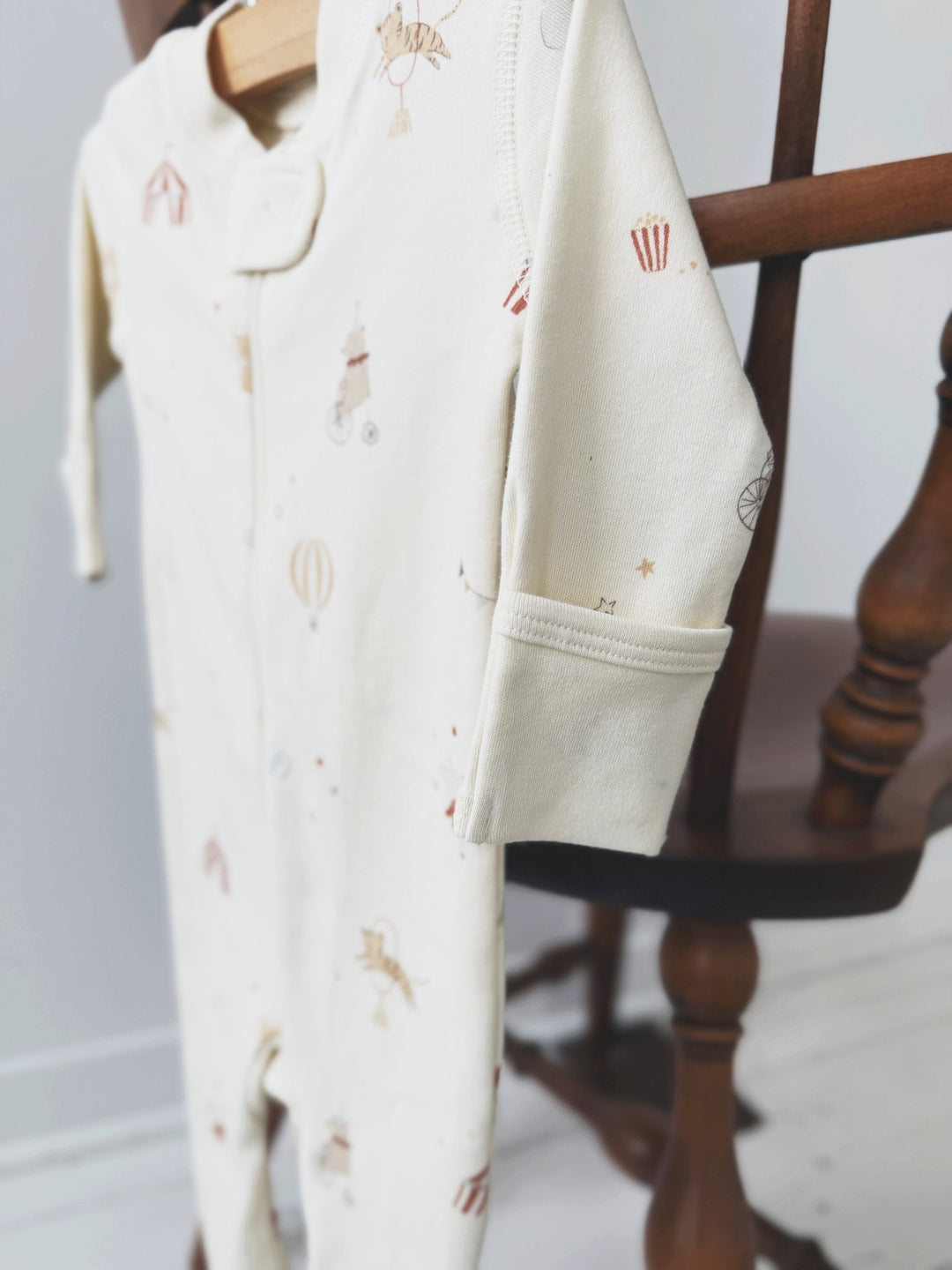 Zip Long Sleeve Sleeper Footie - Spring Sweet