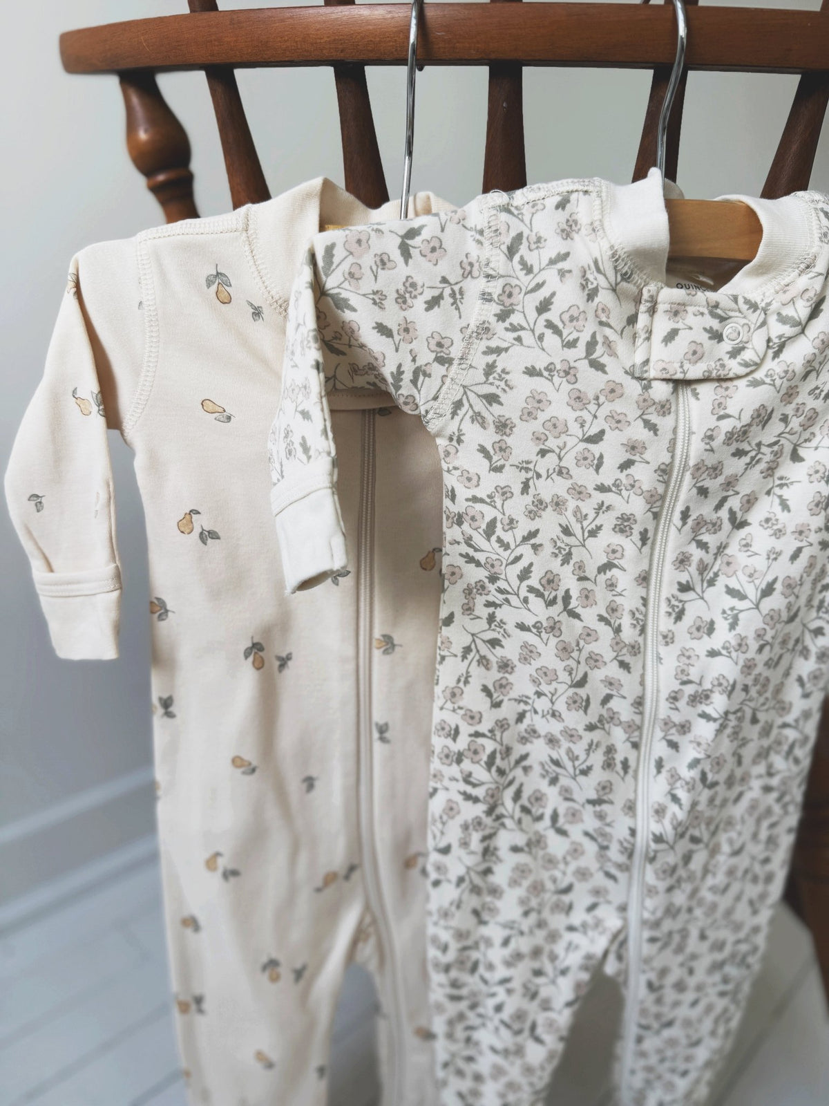 Zip Long Sleeve Sleeper Footie - Spring Sweet