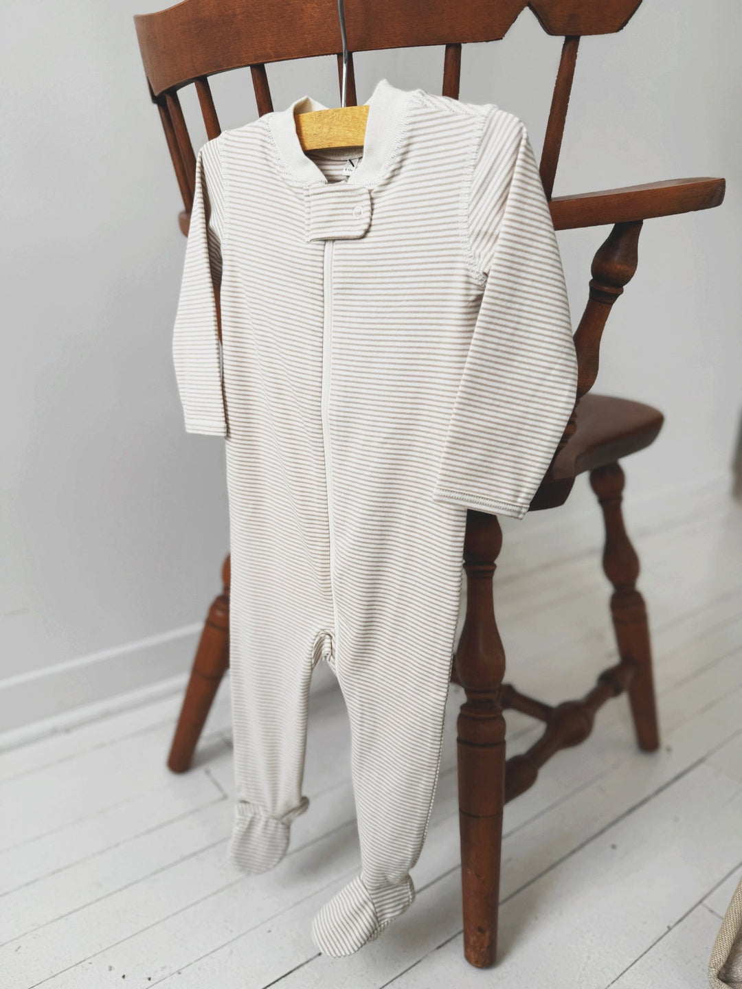 Zip Long Sleeve Sleeper Footie - Spring Sweet