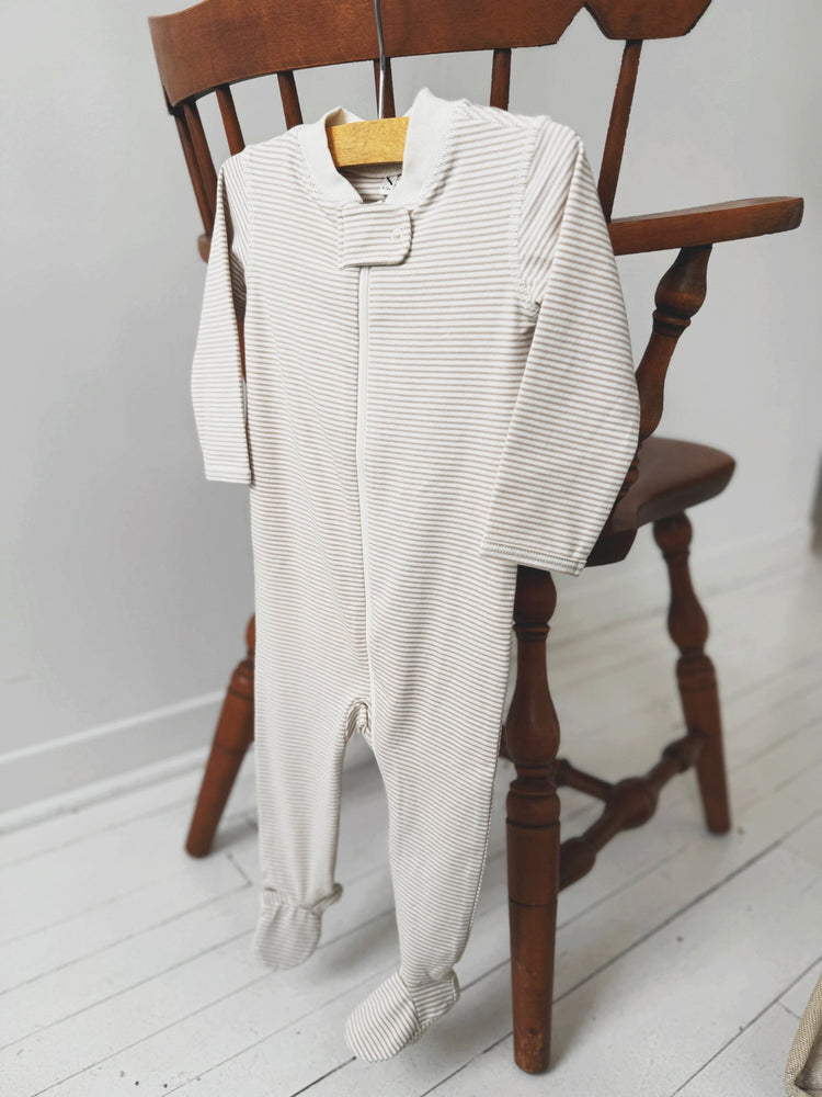 Zip Long Sleeve Sleeper Footie - Spring Sweet