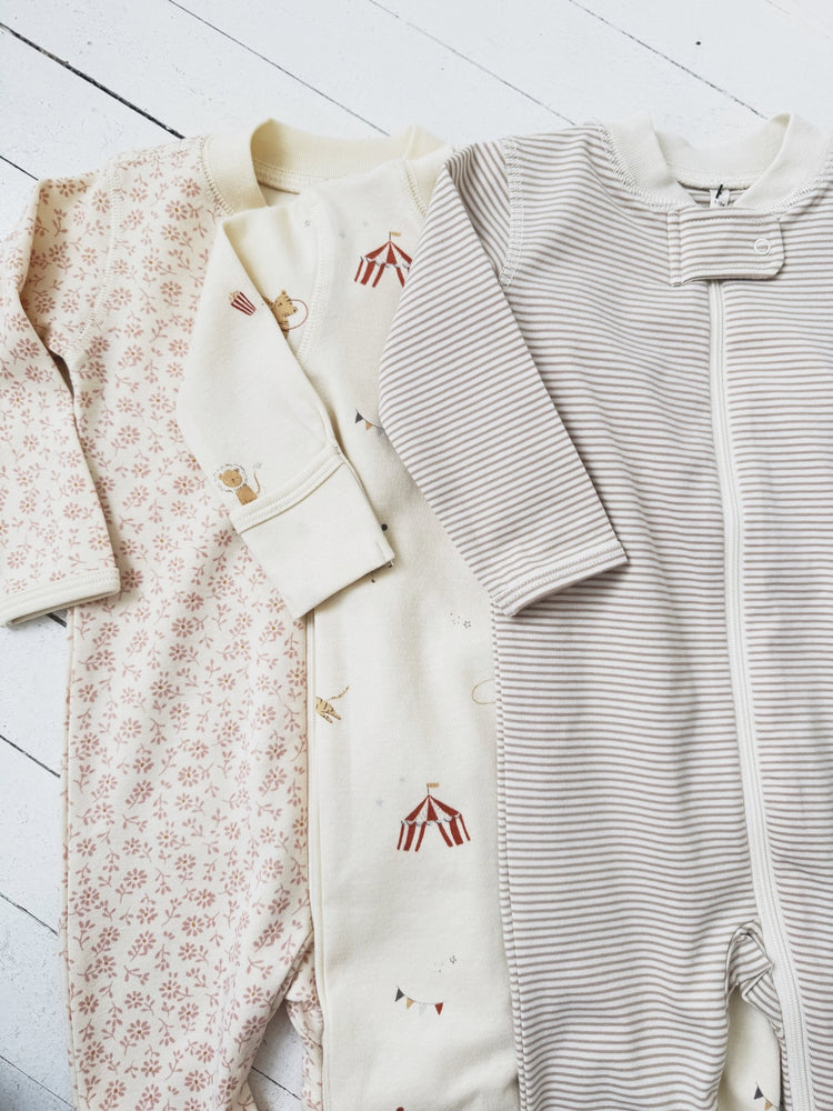 Zip Long Sleeve Sleeper Footie - Spring Sweet