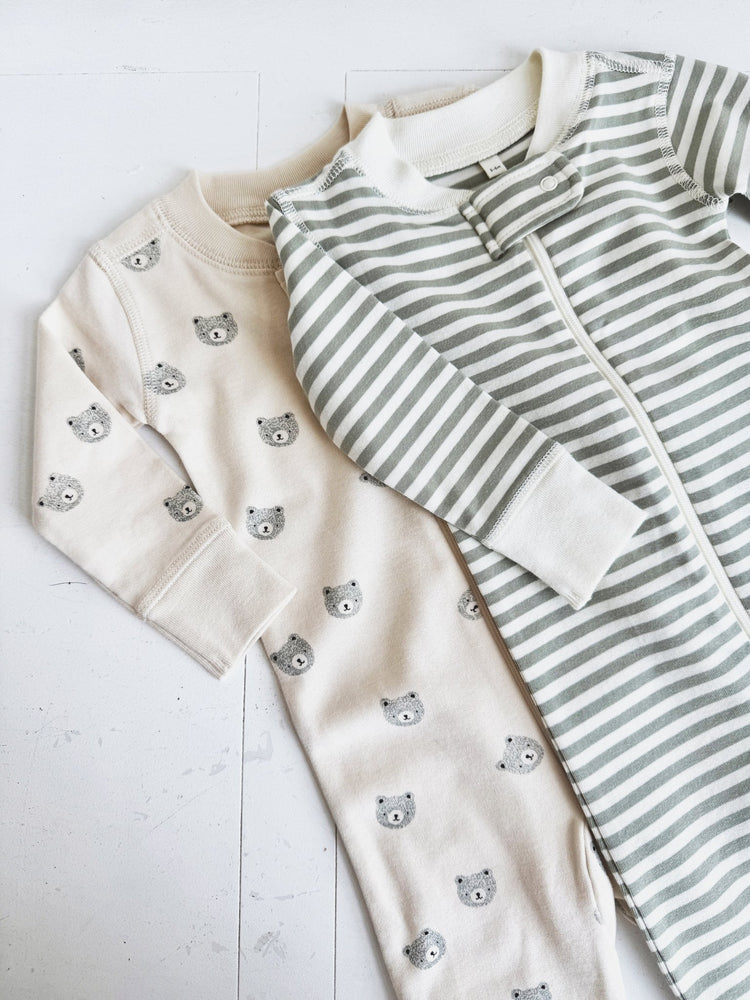 Zip Longsleeve Sleeper - Spring Sweet