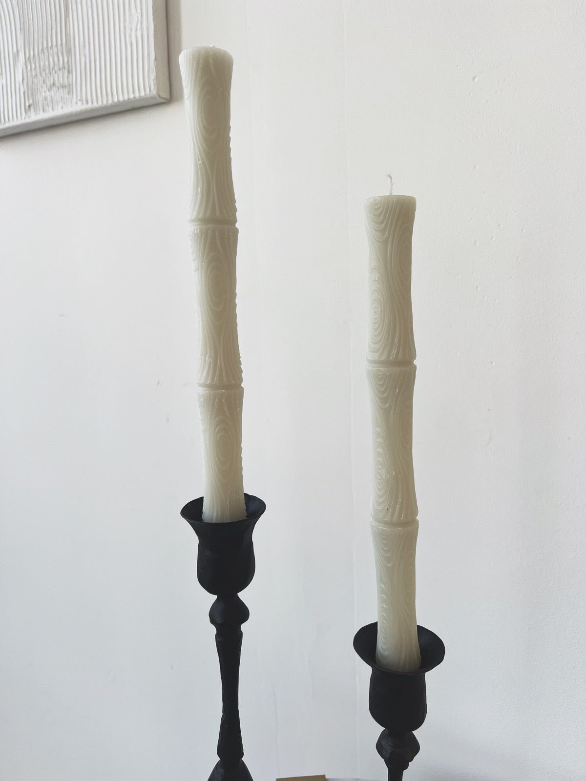 10" Sculpted Taper Candle - Spring Sweet