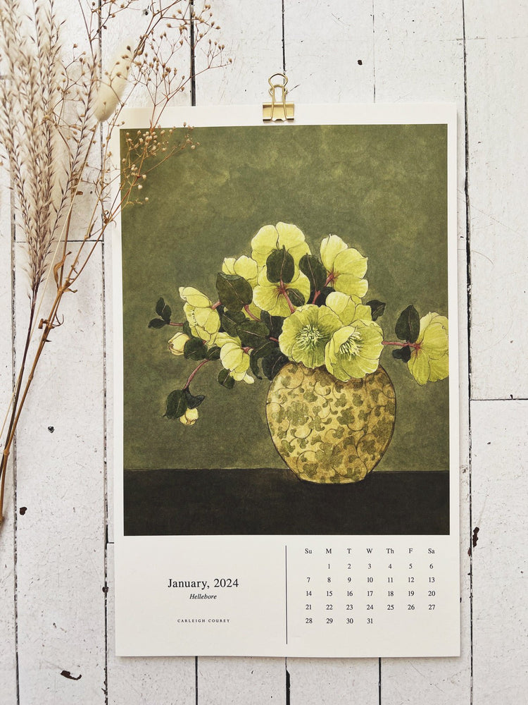 2024 Fine Art Wall Calendar - Spring Sweet