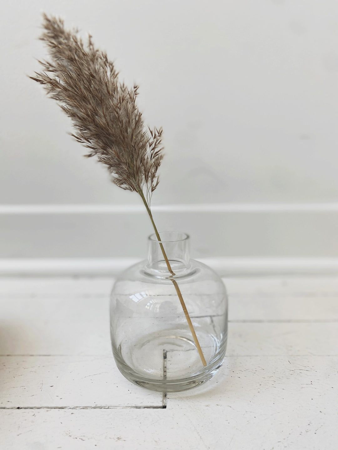 Rounded Glass Bud Vase
