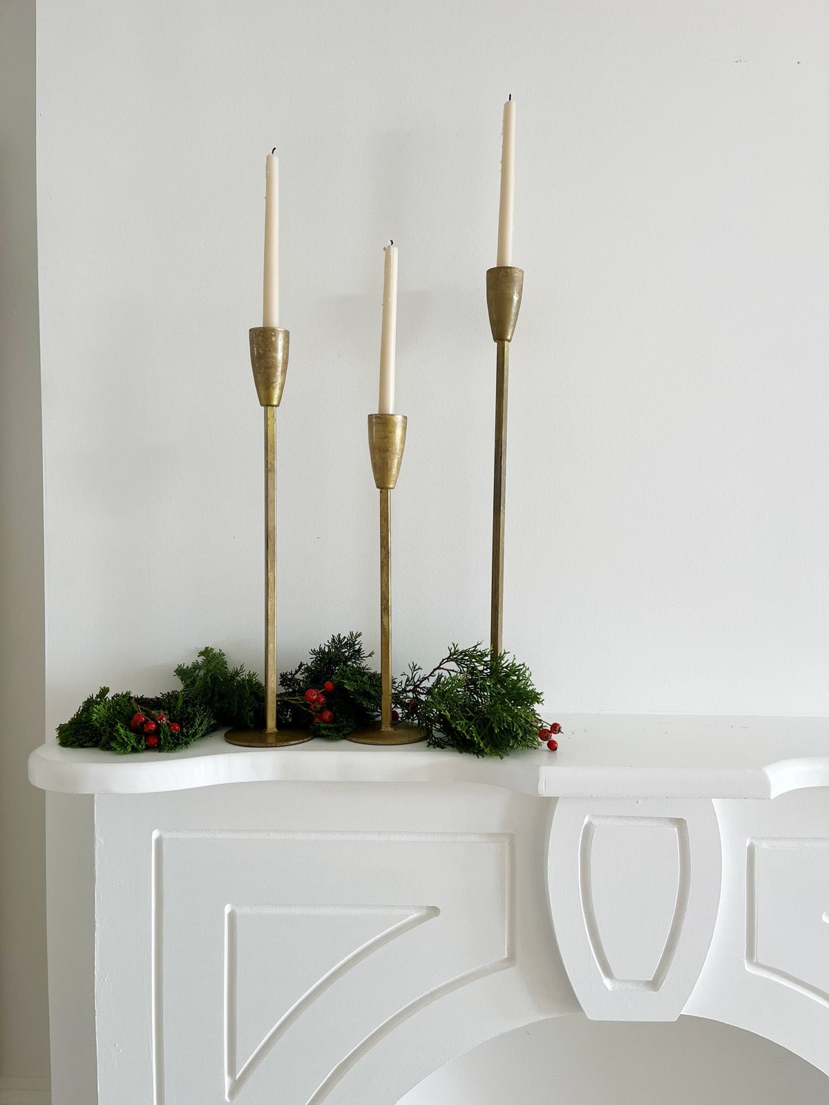 Antique Gold Taper Holder - Spring Sweet