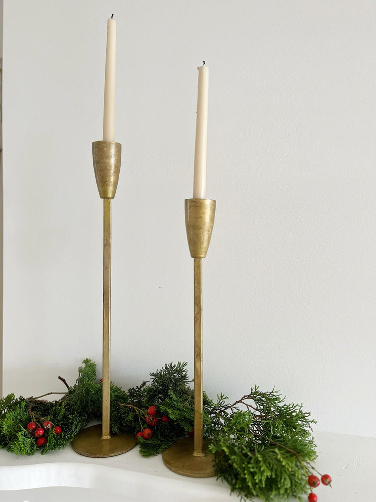 Antique Gold Taper Holder - Spring Sweet