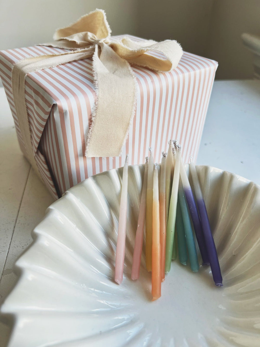 Beeswax Birthday Candles - Spring Sweet