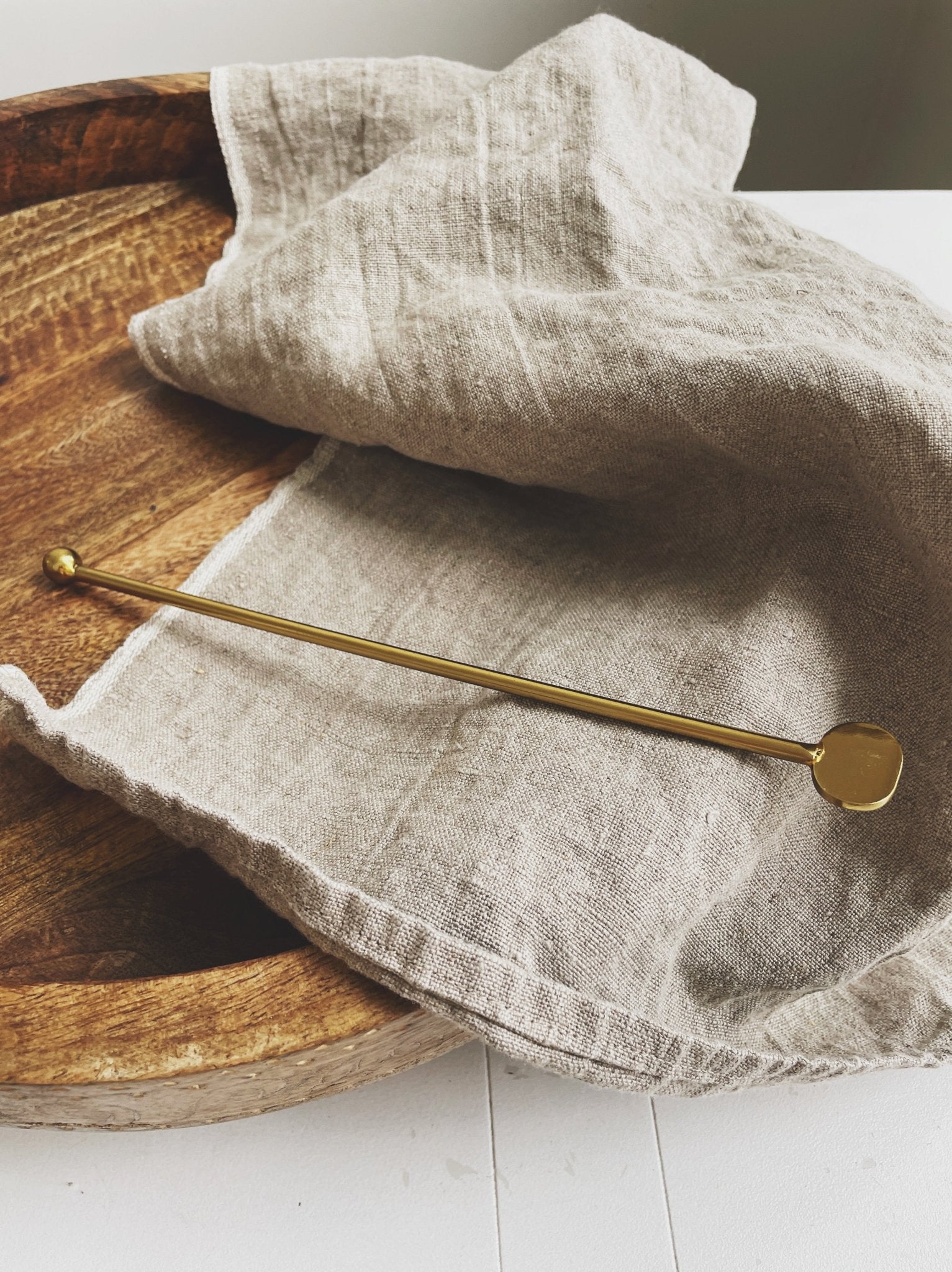 Brass Cocktail Stirrer - Spring Sweet