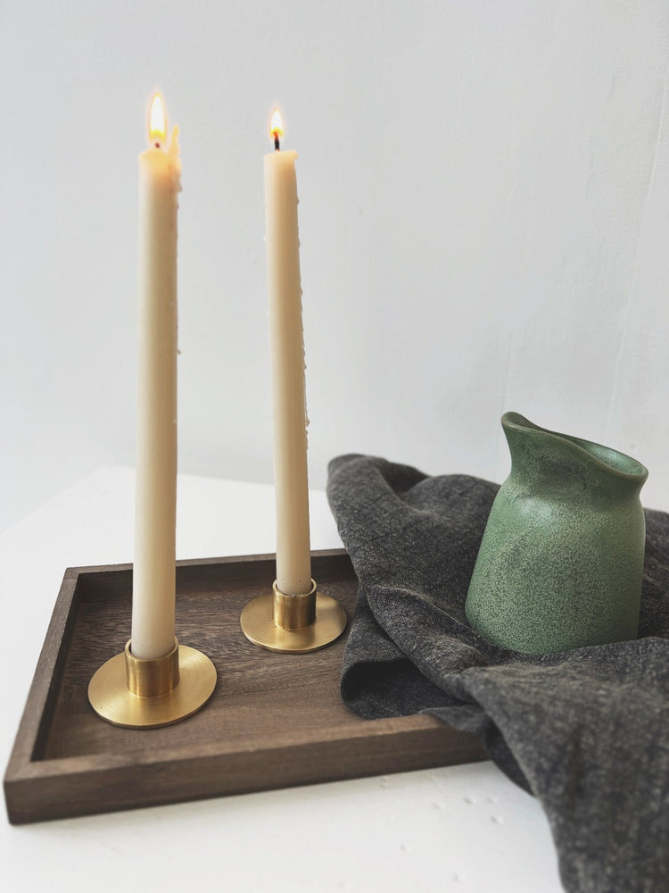 Brass Taper Candle Holder - Spring Sweet
