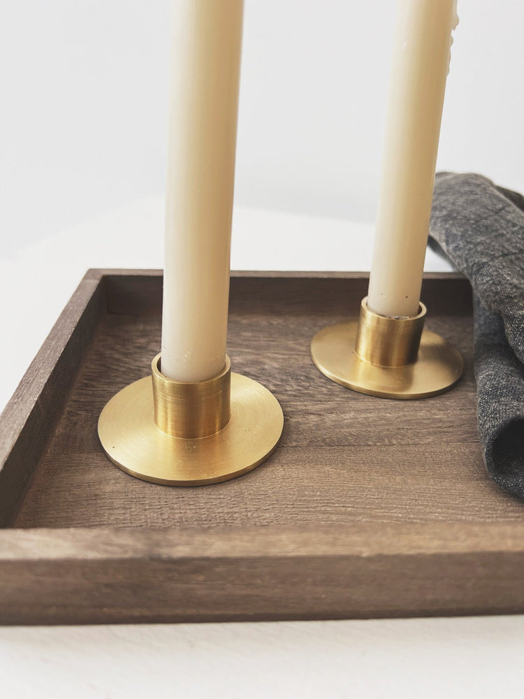 Brass Taper Candle Holder - Spring Sweet