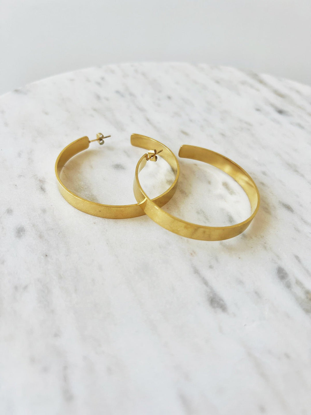 Empire Hoop, Gold Plated - Spring Sweet