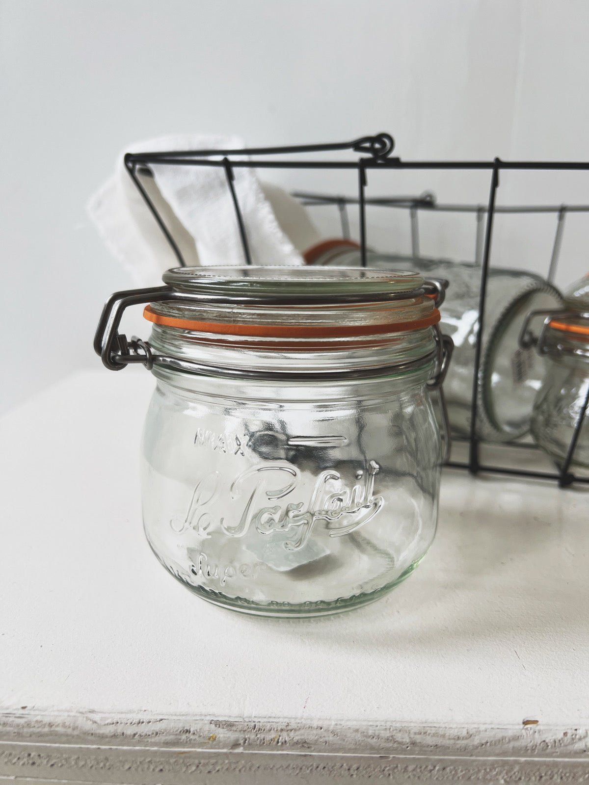 French Glass Preserving Jar - Spring Sweet
