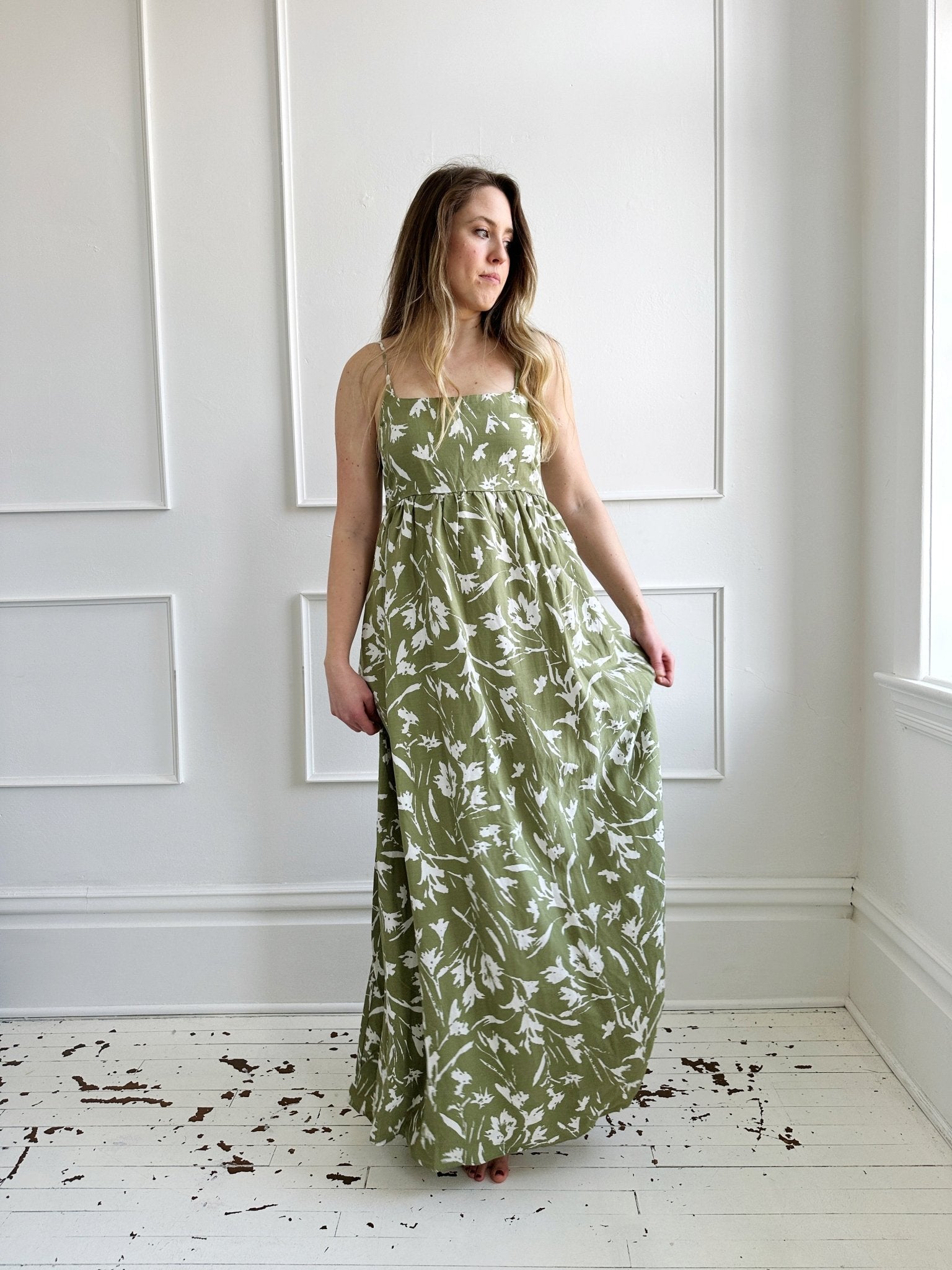 Green Goddess Maxi Dress - Spring Sweet