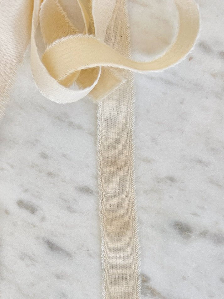 Hand Dyed Cotton Ribbon - Spring Sweet