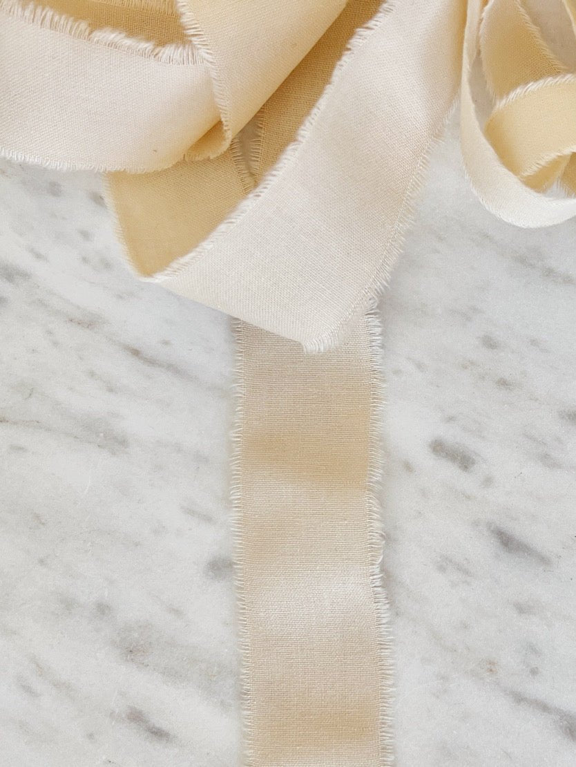 Hand Dyed Cotton Ribbon - Spring Sweet