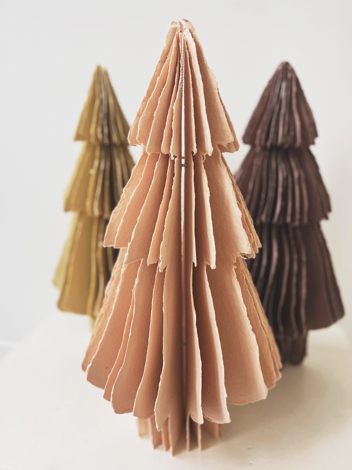 Handmade Recycled Paper Folding Tree - Spring Sweet