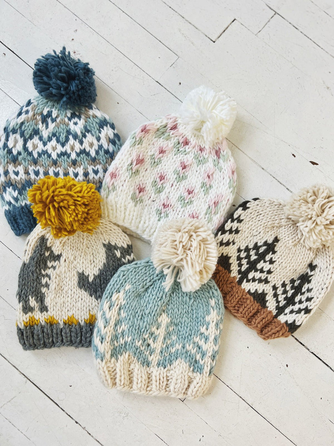Knit Baby Beanie - Spring Sweet