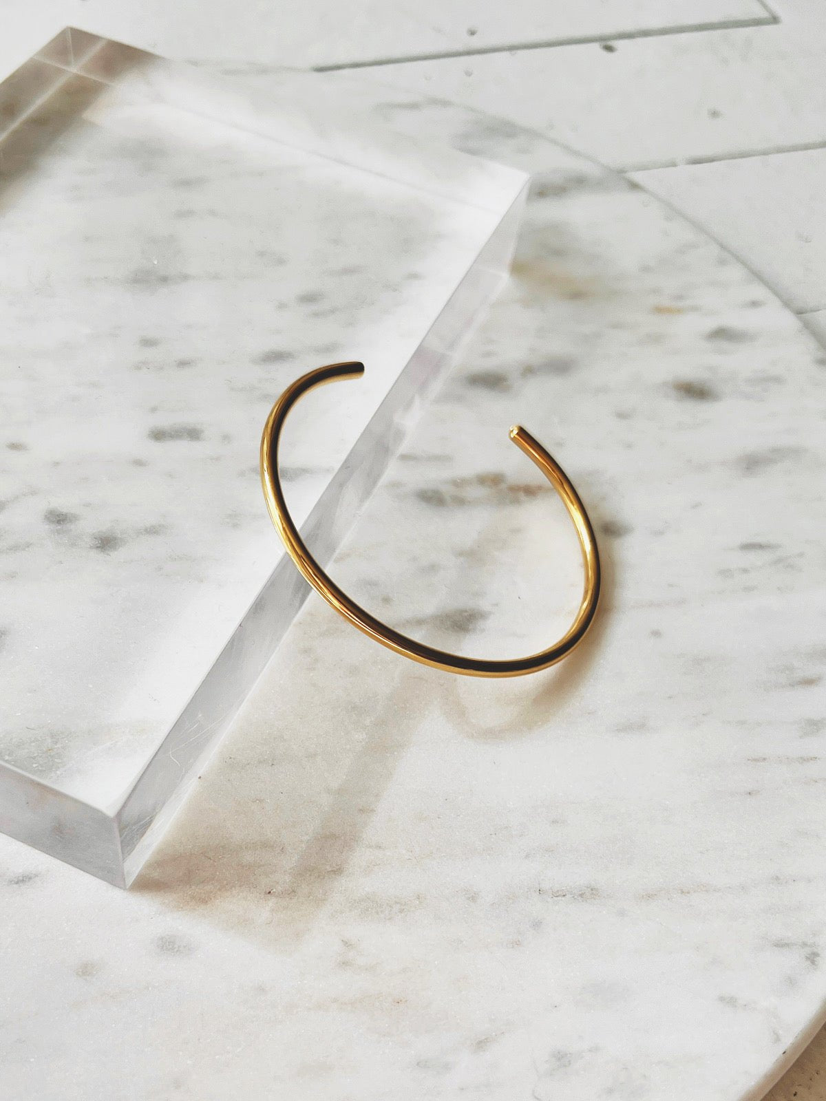 Lex Bangle, Gold Plated - Spring Sweet