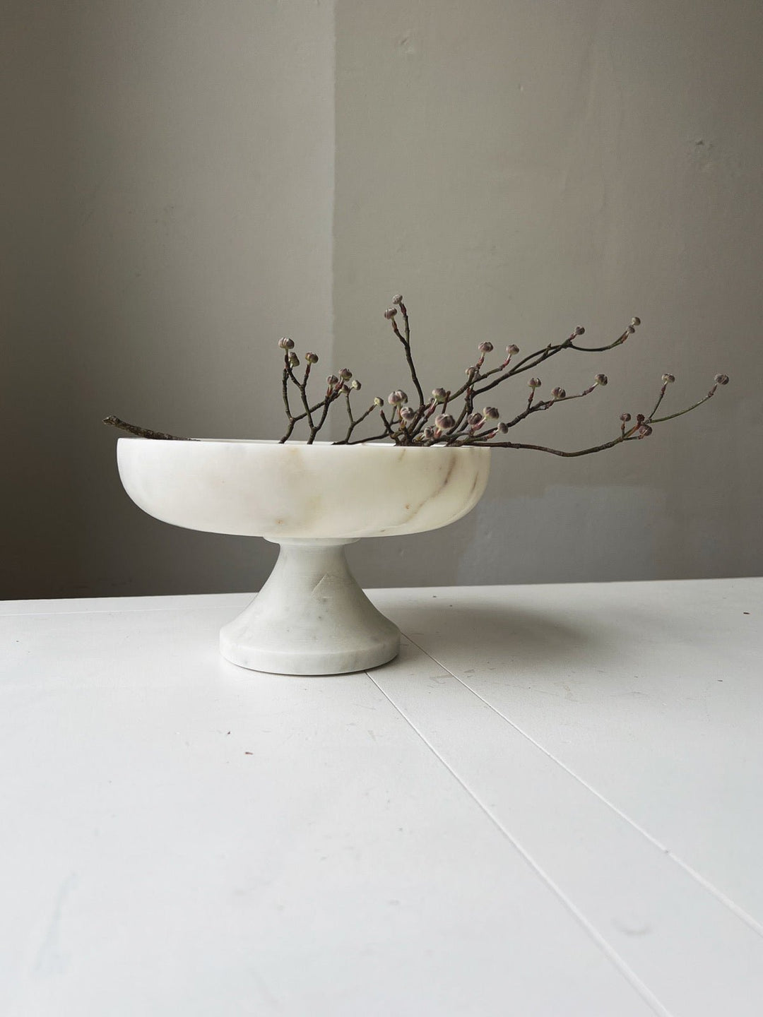Marble Footed Bowl - Spring Sweet