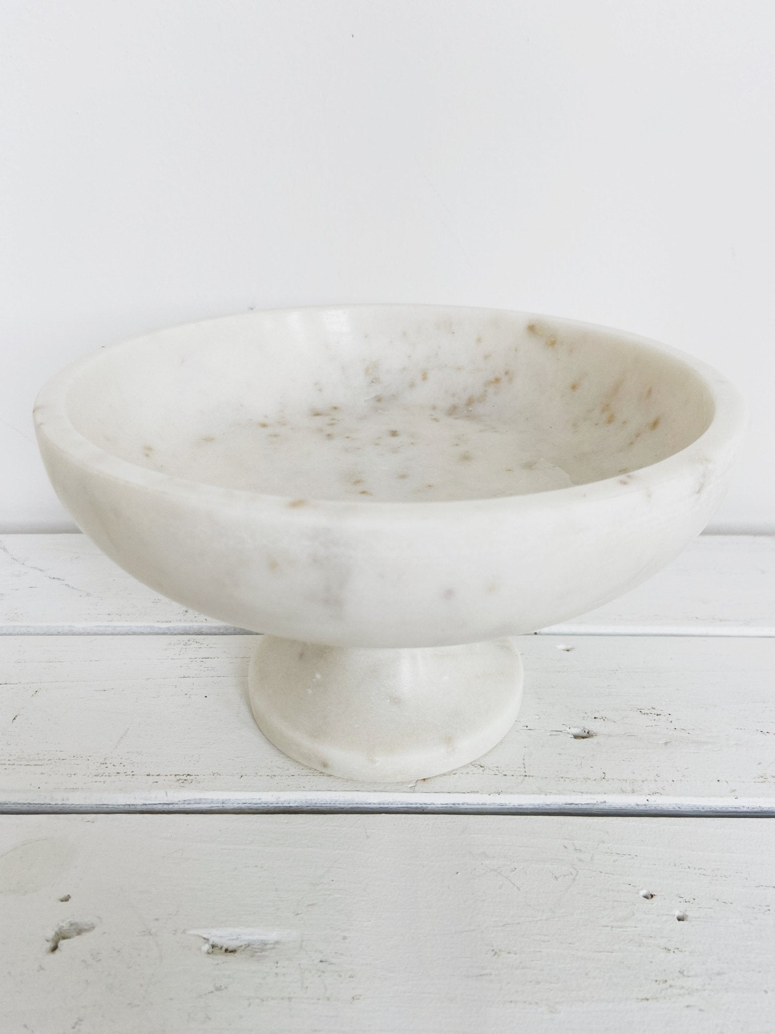 Marble Footed Bowl - Spring Sweet