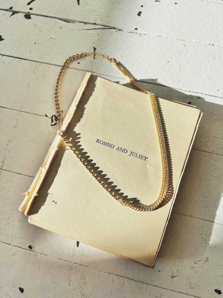 Megan Necklace, Gold Plated - Spring Sweet